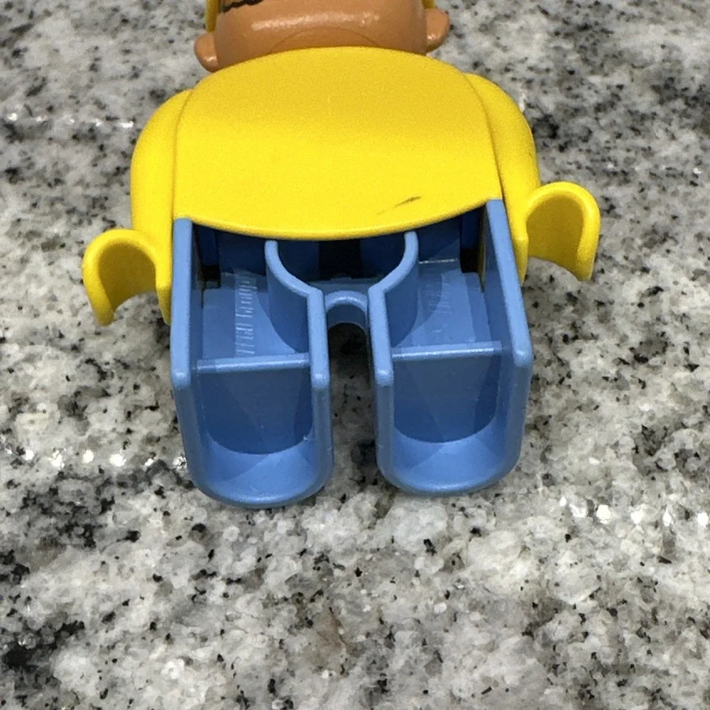 BOB THE‎ BUILDER 2001 LEGO DUPLO MINIFIGURE CONSTRUCTION WORKER